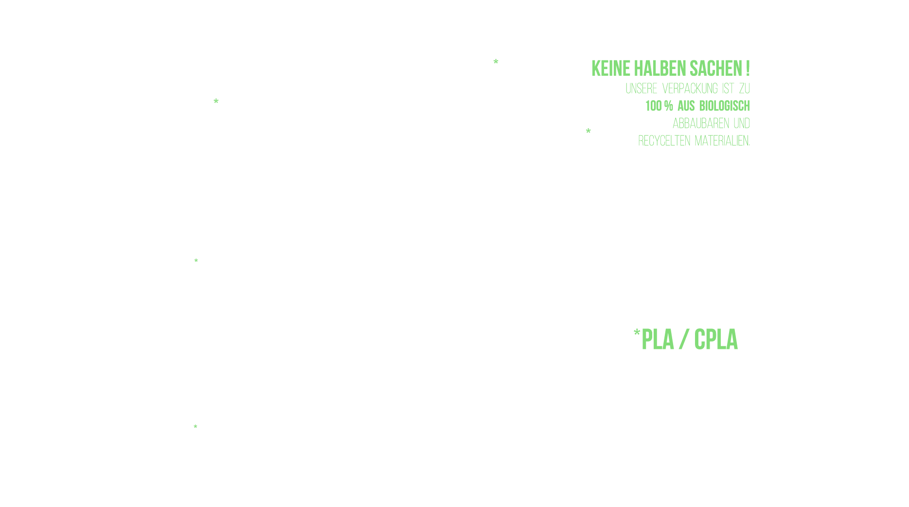 Nachhaltige Verpackungsmaterialien Nachhaltige Verpackungen aus Biokunststoff und recycelten Materialien